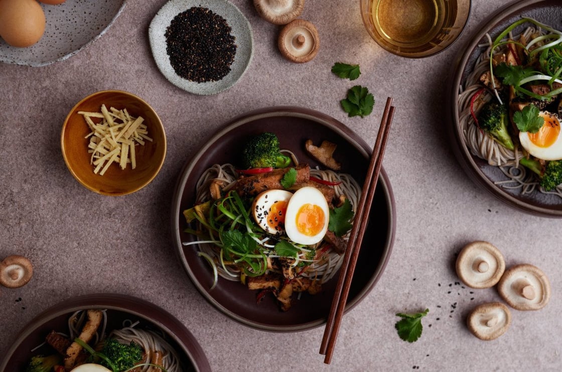 soba noodle stir fry